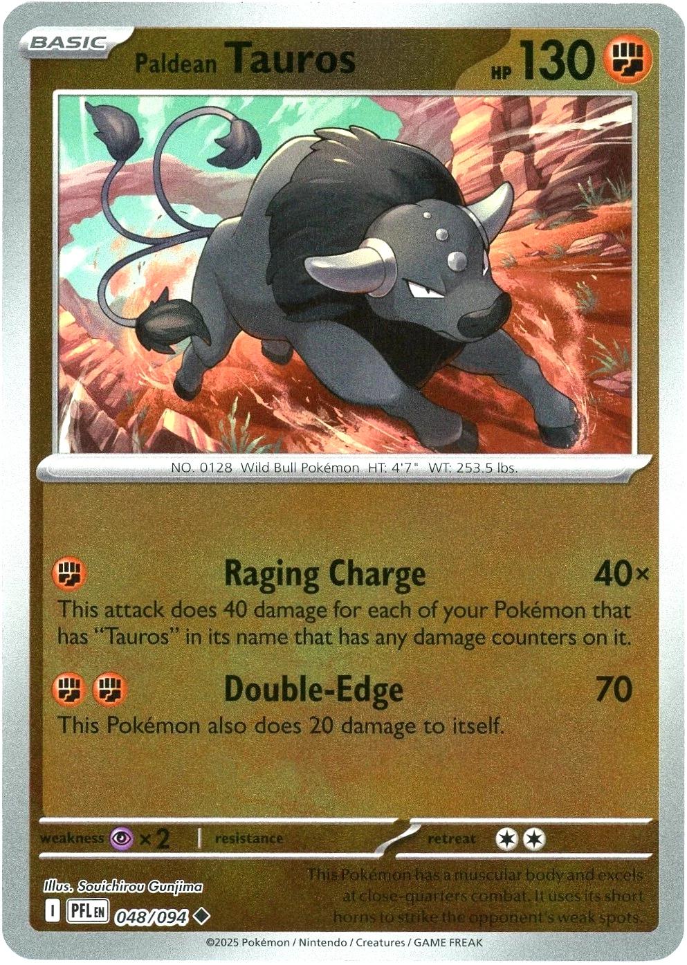 Paldean Tauros [Reverse Holo]